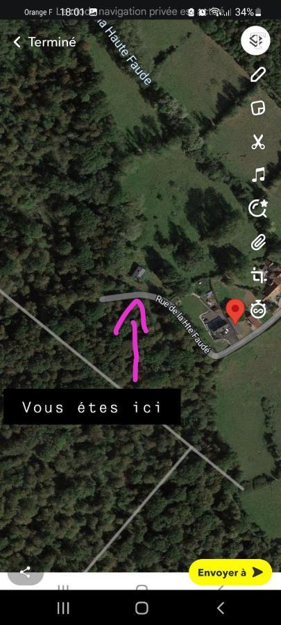 Chalet De La Haute Faude Wirwignes Экстерьер фото
